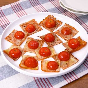 「ミニトマトのチーズ焼き」のレシピ動画