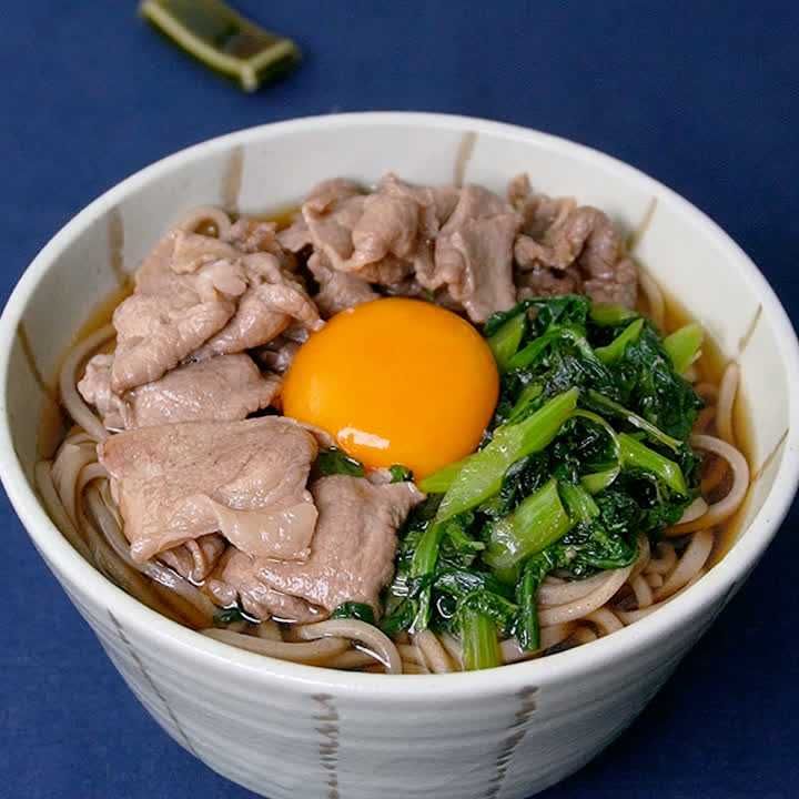 すき焼きお蕎麦