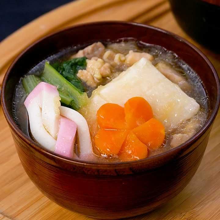 さっぱりいただくお正月雑煮！ みぞれ雑煮のレシピ動画・作り方 | デ