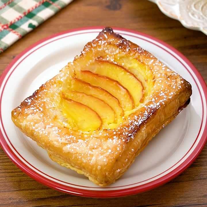 かぶせるだけで簡単！ 逆さまアップルパイのレシピ動画・作り方 | デ