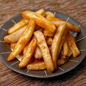 「やみつきフライドれんこん」のレシピ動画