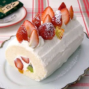 「食パンで本格ブッシュドノエル」のレシピ動画