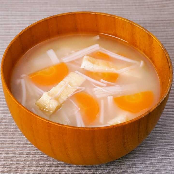 えのきと油揚げの味噌汁