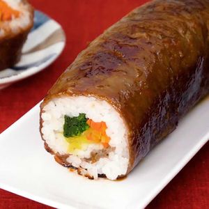 「肉巻き恵方巻き」のレシピ動画