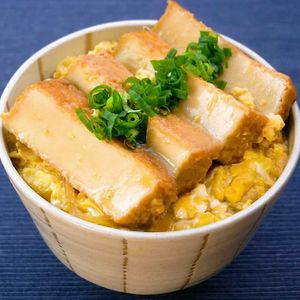 厚揚げカツ煮丼