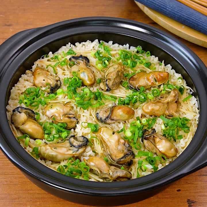 牡蠣の炊き込みご飯