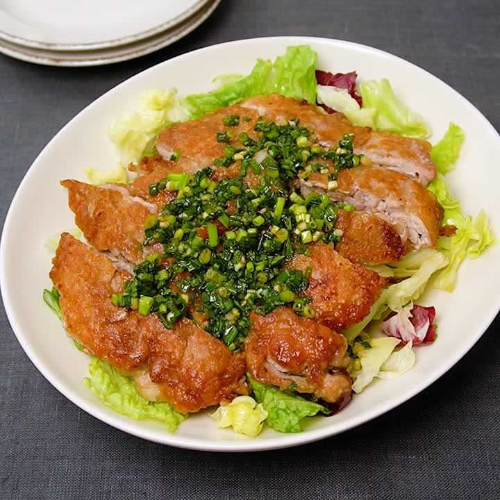 豚こま油淋豚