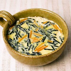 お茶漬けの素で茶碗蒸し