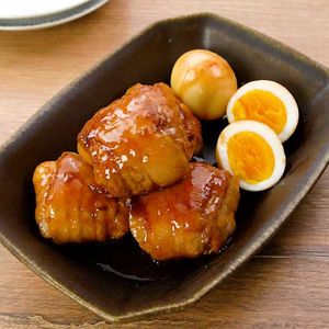 薄切り豚バラで角煮