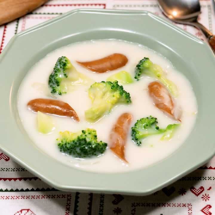 20分でできる！ ブロッコリーのクリームシチューのレシピ動画・作り方