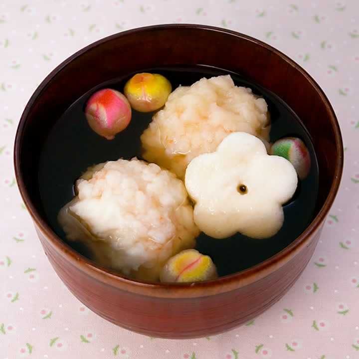 ぷりふわ♪えび団子スープ