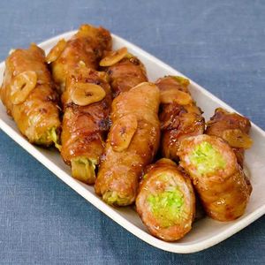 ガリバタ肉巻きキャベツ