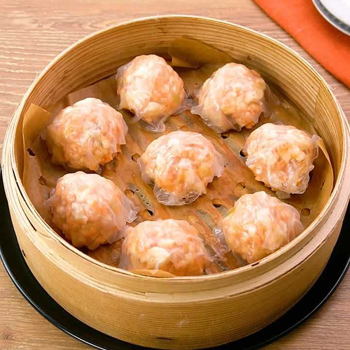 もっちり鮭シュウマイ