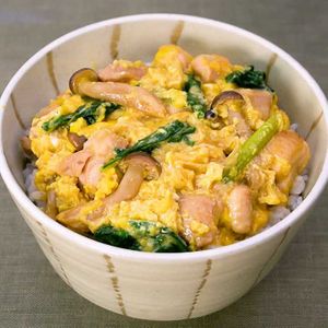 野菜たっぷり親子丼