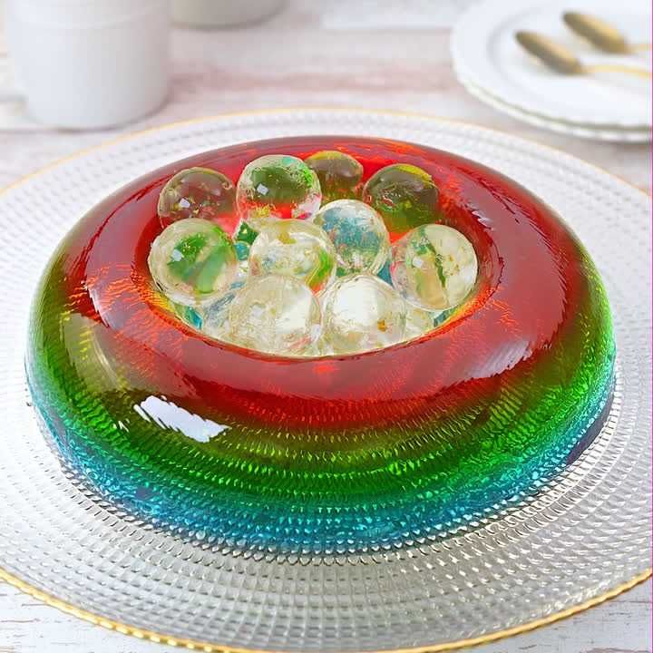 キラキラレインボーゼリー