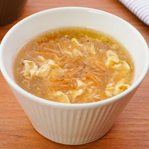 なめたけ卵スープ