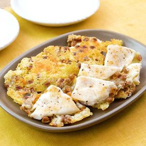 「ささみと納豆のチーズ焼き」のレシピ動画