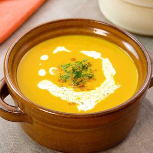 「かぼちゃとひよこ豆のカレーポタージュ」のレシピ動画