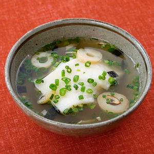 レンジでお雑煮風もち