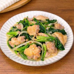 鶏もも肉の味噌炒め