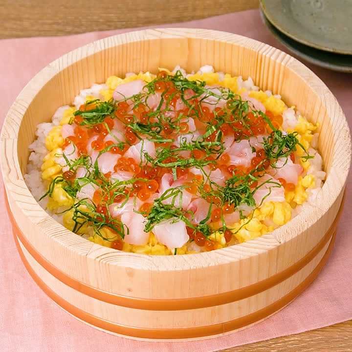 鯛のちらし寿司