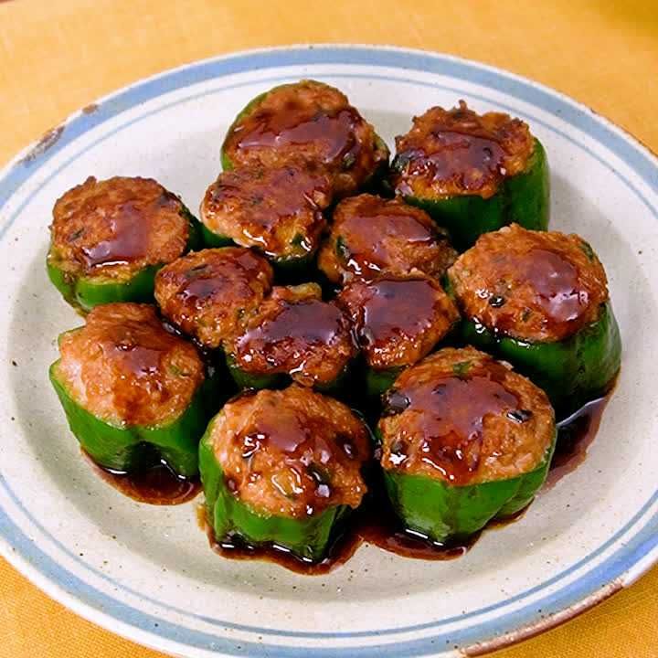 和風コロコロピーマン肉詰め