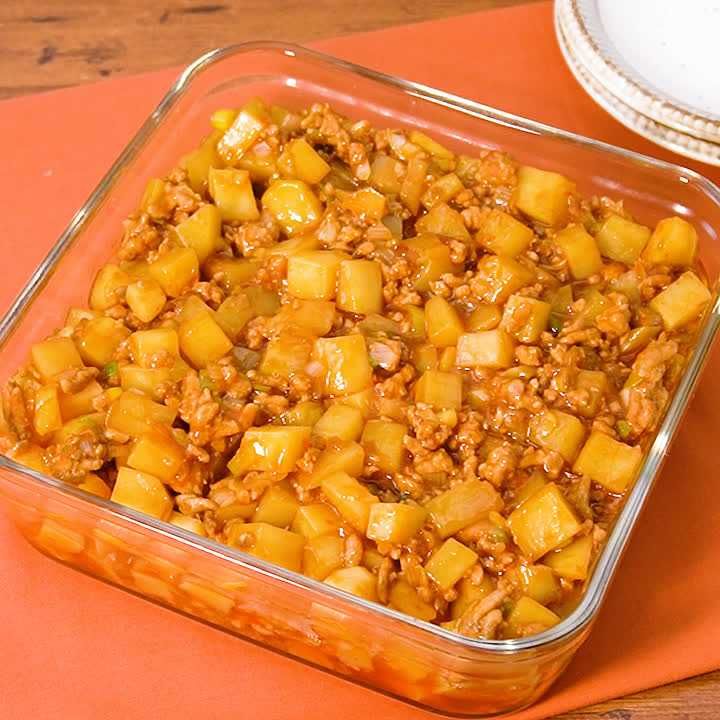 麻婆じゃがいも