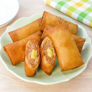 チーズメンチ春巻き