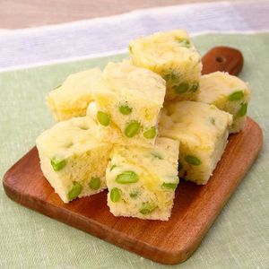 枝豆とチーズの蒸しパン