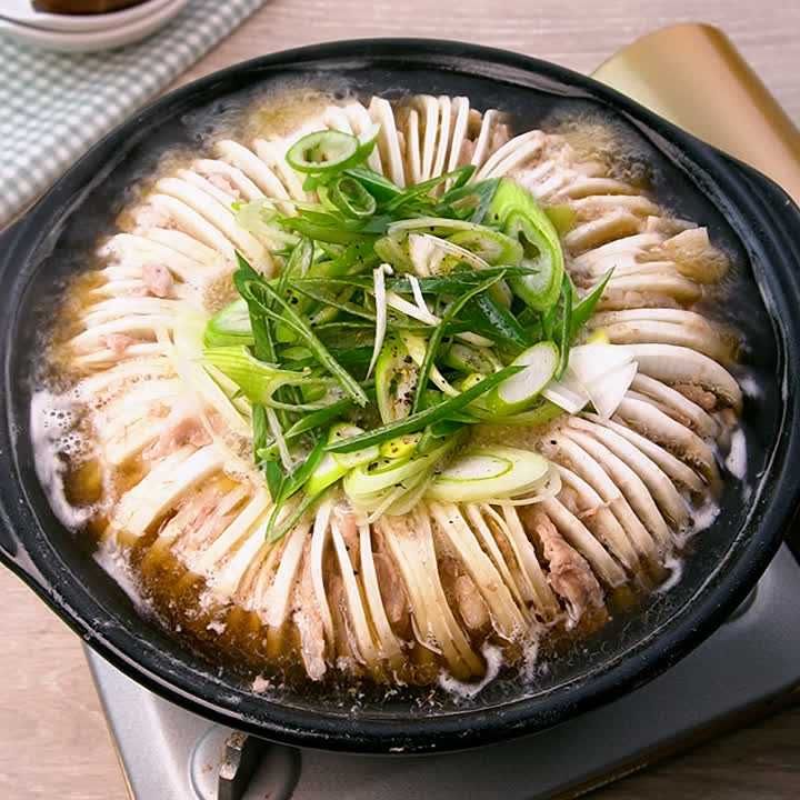 豚バラと大根のミルフィーユ鍋