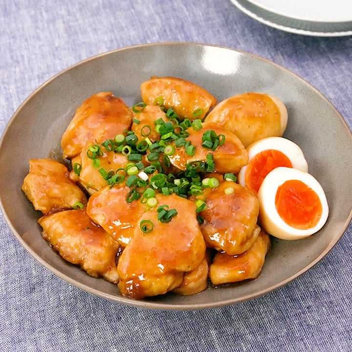 鶏むねの旨だれ煮込み