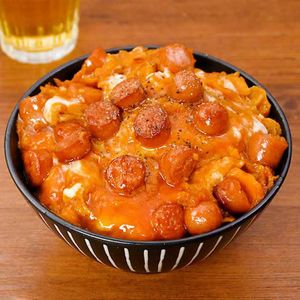 とろたまウインナー丼