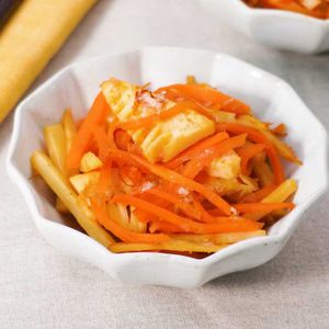 「たけのこのおかかきんぴら」のレシピ動画