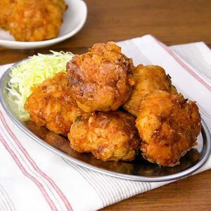 「豚キムチーズ唐揚げ」のレシピ動画