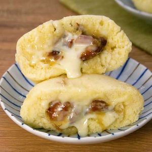 「焼き鳥チーズまん」のレシピ動画