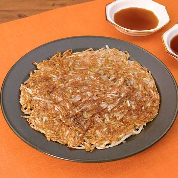 もやしのチヂミ