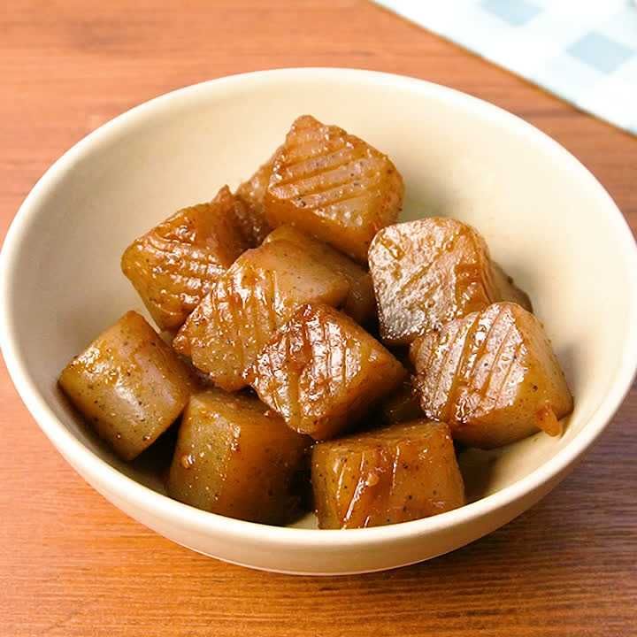コロコロこんにゃく炒め