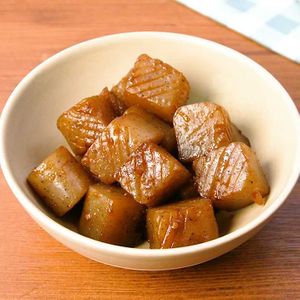 コロコロこんにゃく炒め