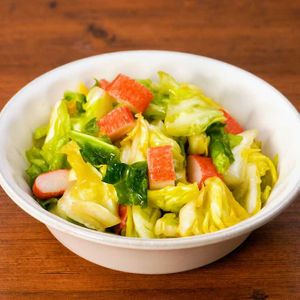 キャベツとかにかまぼこの中華ナムル
