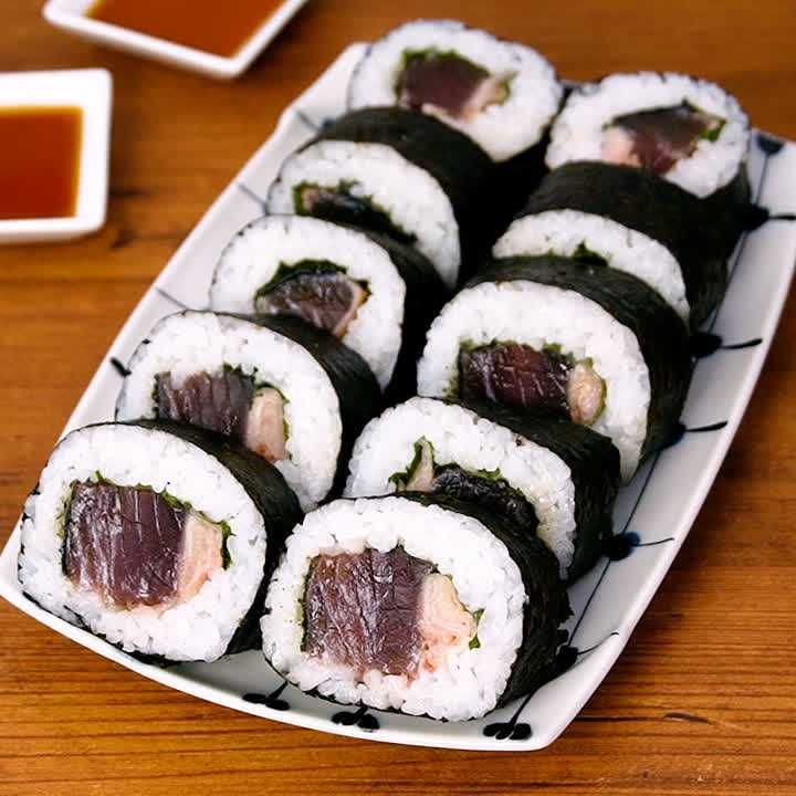 薬味たっぷり♪土佐巻き
