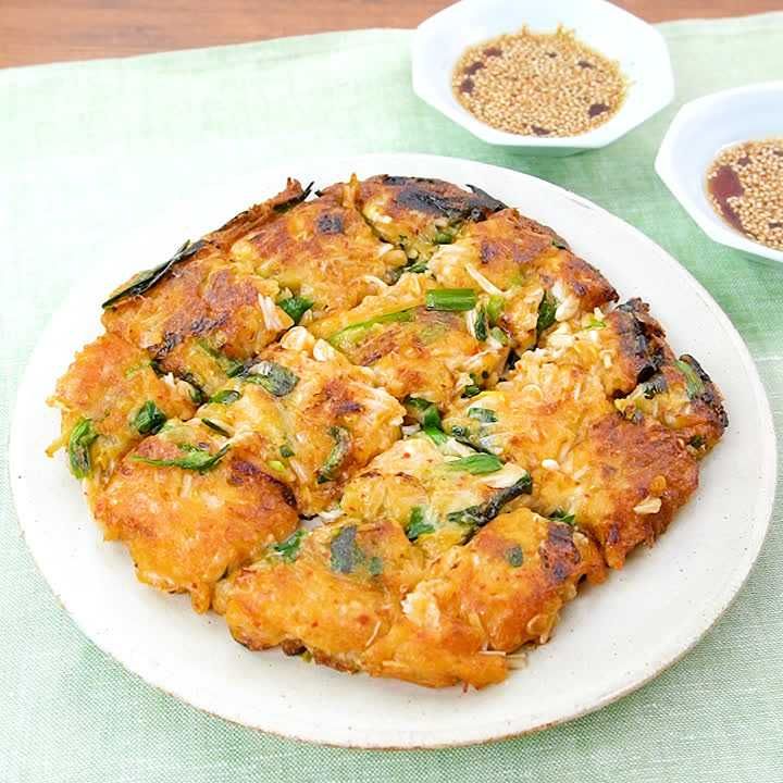 えのきと豆腐のチヂミ
