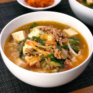 「麻婆スープごはん」のレシピ動画