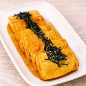 「わさびマヨ豆腐ステーキ」のレシピ動画