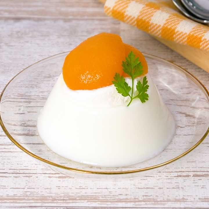 びわのミルクプリン