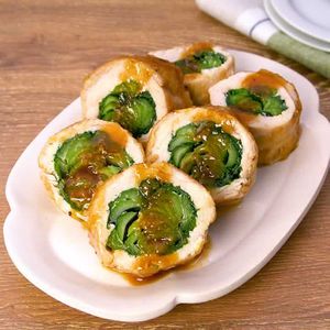 「生姜焼き風チキンロール」のレシピ動画