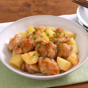 「鶏じゃがのだし照り炒め」のレシピ動画