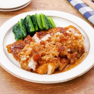 「パリパリチキンの梅おろしポン酢」のレシピ動画
