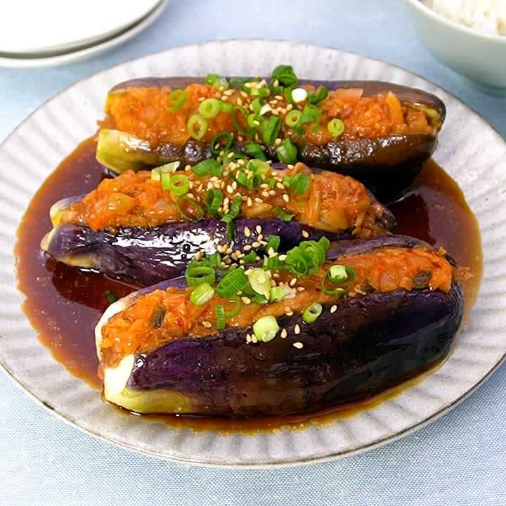 豚キムチなすドッグ
