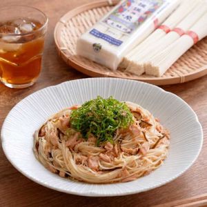 塩昆布そうめん