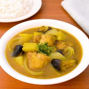 「レンジでスープカレー」のレシピ動画